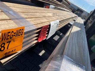 Ca. 12x Thermo Fraké Barcode Profiel, 20x140mm, lengte 425cm